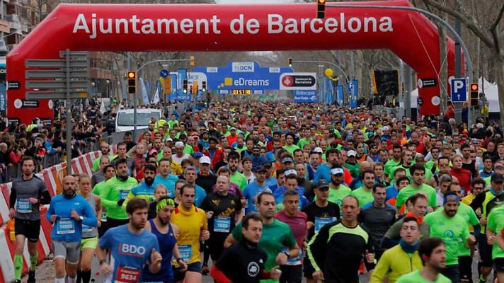 Atletismo - Media Maratón de Barcelona. Resumen