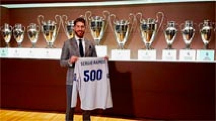 Ramos celebra sus 500 partidos en el Real Madrid con unas cifras de récord