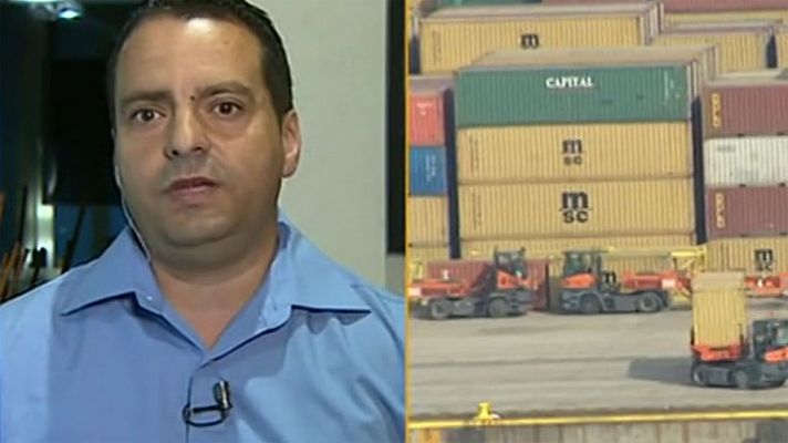  - La coordinadora de estibadores: "El Gobierno va mucho más allá de la sentencia europea"