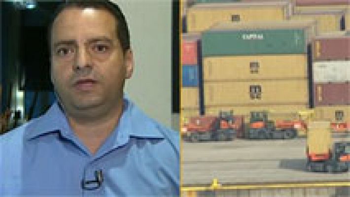  - La coordinadora de estibadores: "El Gobierno va mucho más allá de la sentencia europea"