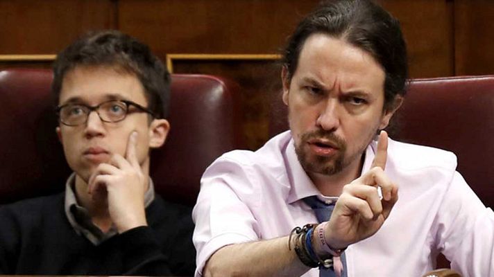 Telediario 1 - Rifirrafe entre varios diputados del PP y de Podemos en el Congreso
