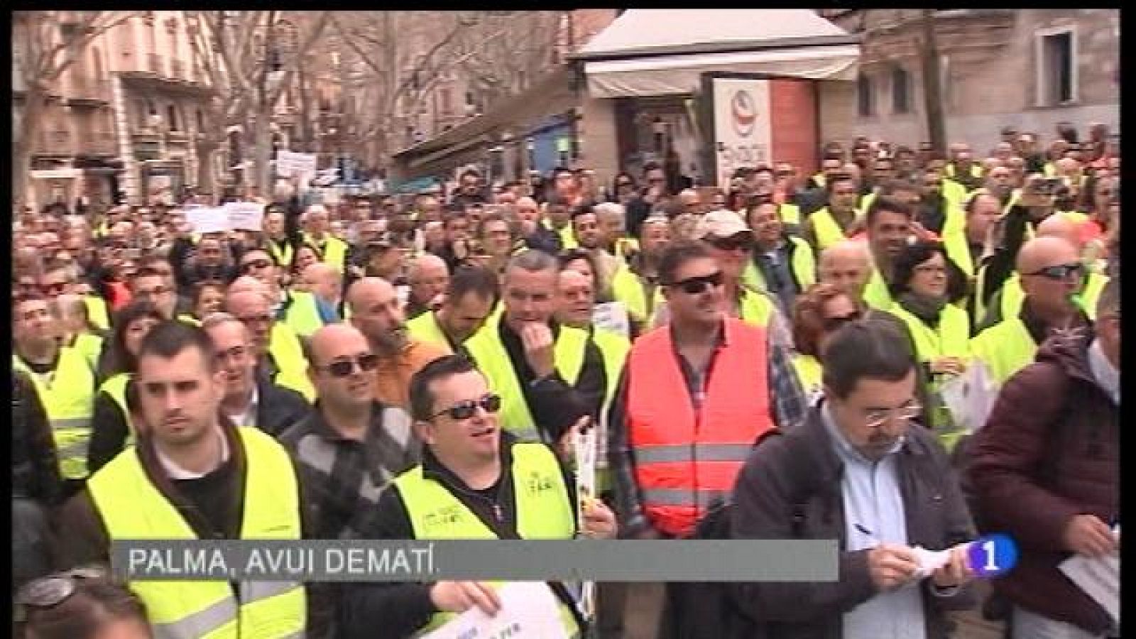 Els taxis col·lapsen Palma