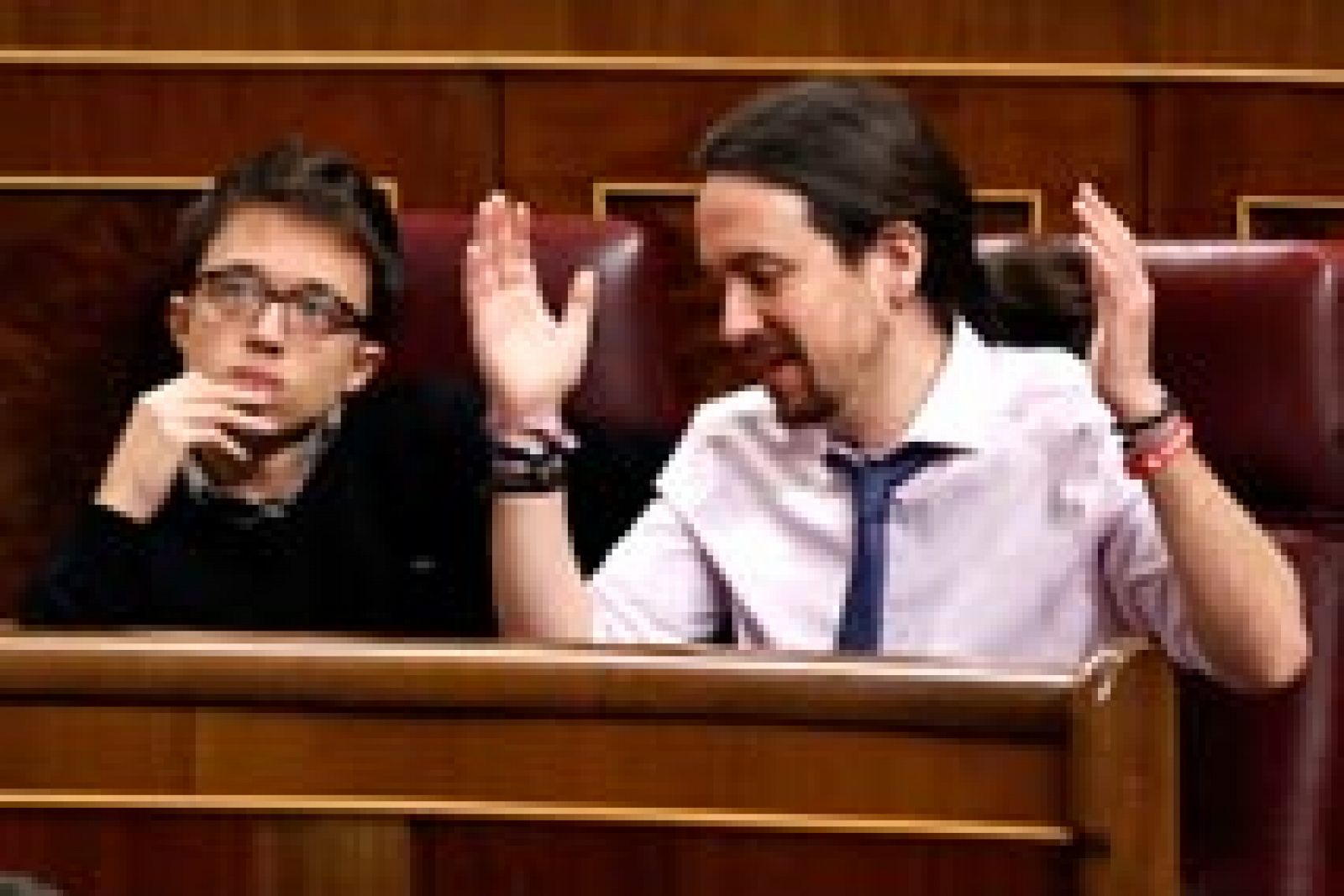 Telediario 1: Pablo Iglesias tiene varios rifirrafes en el Congreso de los Diputados | RTVE Play