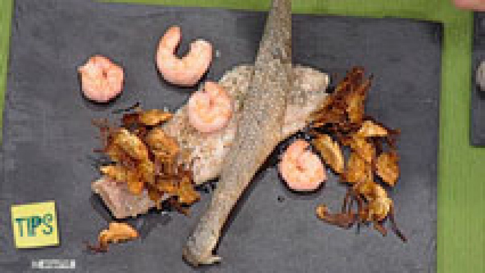 TIPS - Cocina - Lubina al horno con alcachofas crujientes 