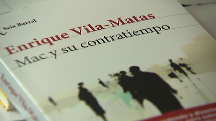 Telediario 1 - Enrique Vila-Matas, uno de los escritores más seguidos en España, presenta nueva novela: "Mac y su contratiempo"