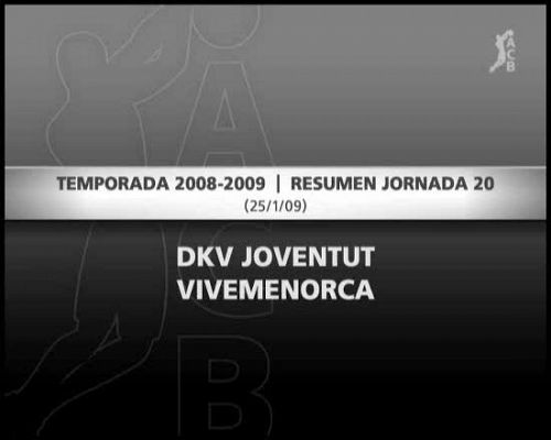 Baloncesto en RTVE - DKv Joventut 92-74 ViveMenorca