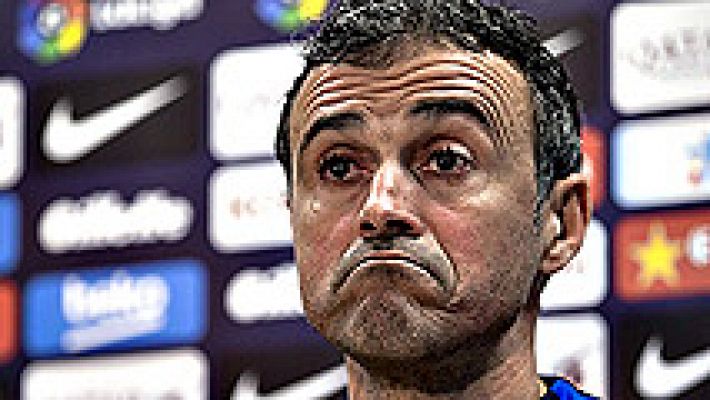 Telediario 1 - Luis Enrique: "Lo que pase estos meses no tiene nada que ver con mi decisión"