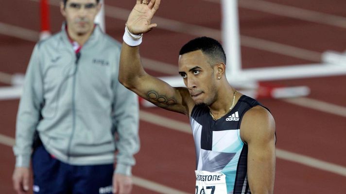 Atletismo - Orlando Ortega gana los 60 vallas del Campeonato de España en pista cubierta