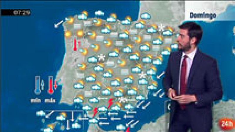 La inestabilidad se impone en el tercio sur peninsular