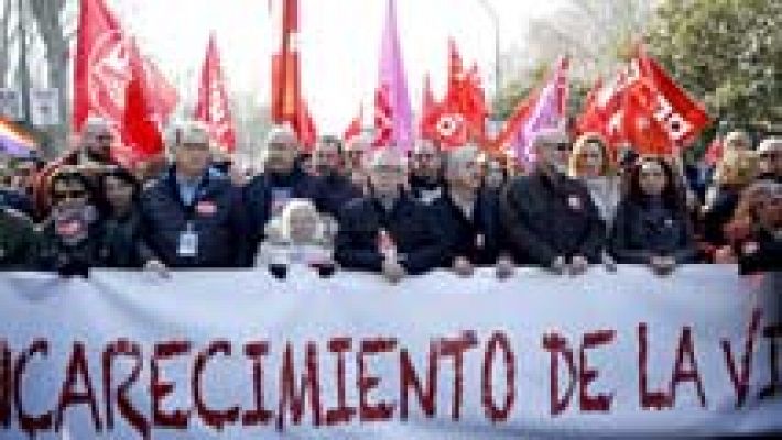 CCOO y UGT salen a la calle en 40 ciudades por el "empleo y salarios dignos" 