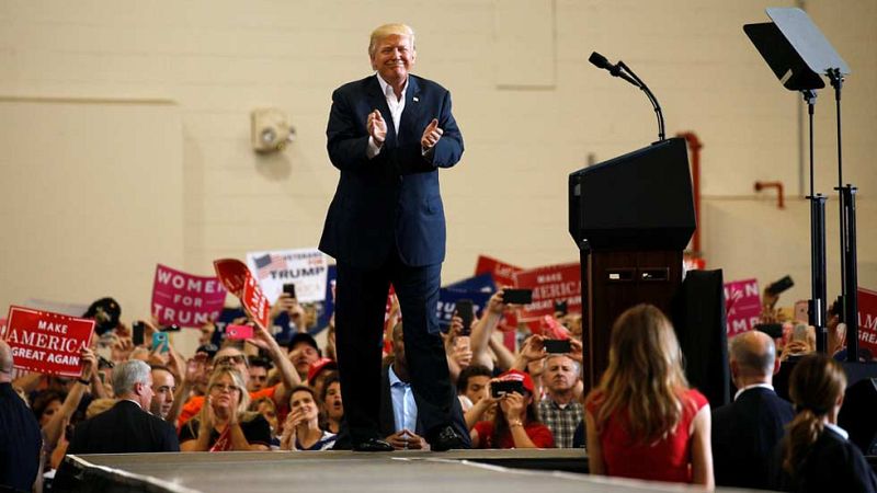 Trump: "Quiero construir zonas seguras en Siria, donde puedan vivir hasta que se reconstruya el país"