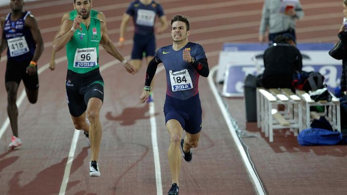 Atletismo - Husillos, campeón y récord de España de 400 m en pista cubierta