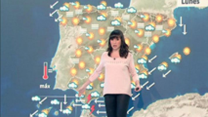 Tormentas en Ceuta, Melilla y Canarias y viento fuerte en el litoral sur