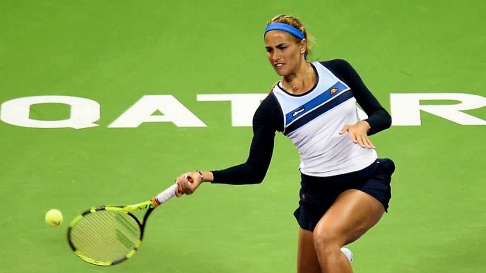 Tenis - WTA Torneo Doha (Catar). 2ª Semifinal: M. Puig - C. Wozniacki