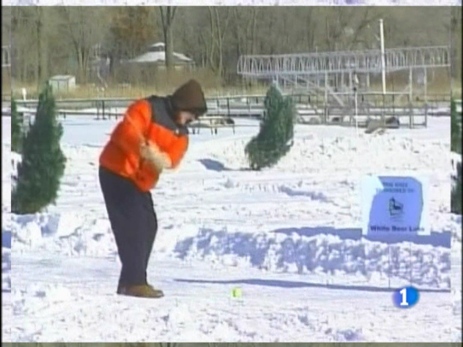 Sin programa: Snowgolf en un lago congelado | RTVE Play