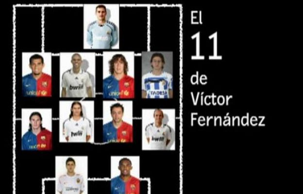 Club de fútbol - El 11 ideal de Víctor