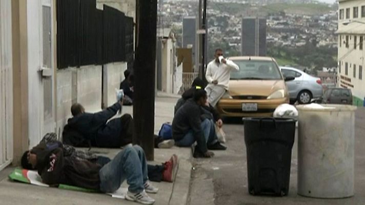 Telediario 1 - La vida a ambos lados de la frontera entre México y Estados Unidos