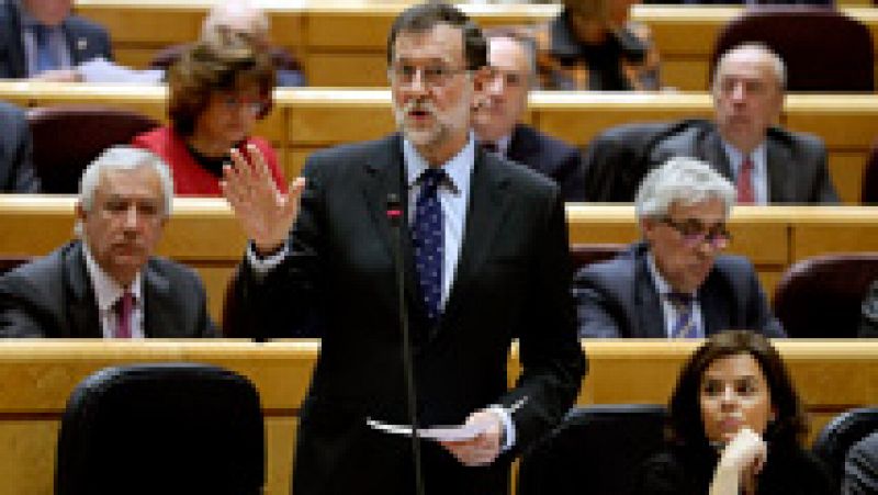 Rajoy recrimina a ERC que hable de "conspiraciones" contra los independentistas: "Deje de inventarse operaciones"