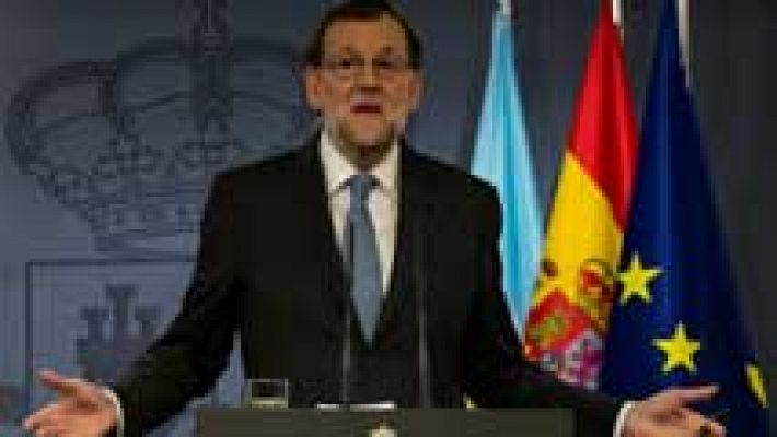 Telediario 1 - Mariano Rajoy pide respetar las decisiones de los tribunales
