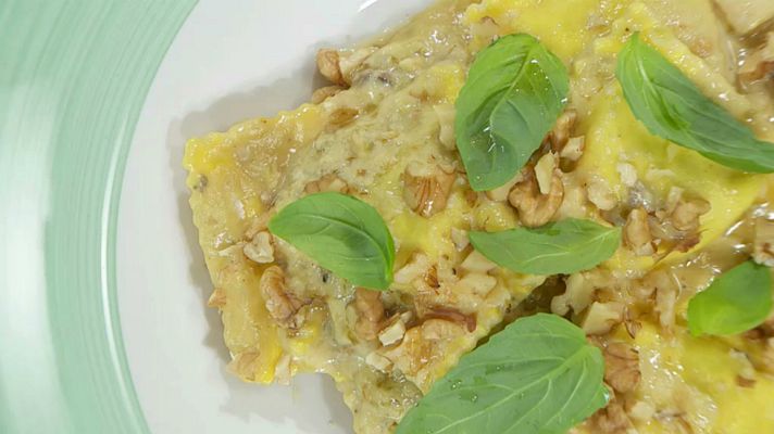RTVE Cocina - Pasta con queso azul y nueces