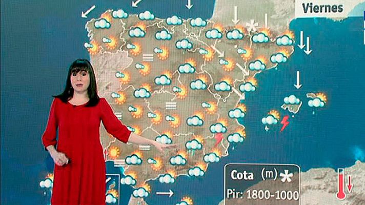 El tiempo - Vientos fuertes en Girona y Menorca y lluvia de barro en el sureste