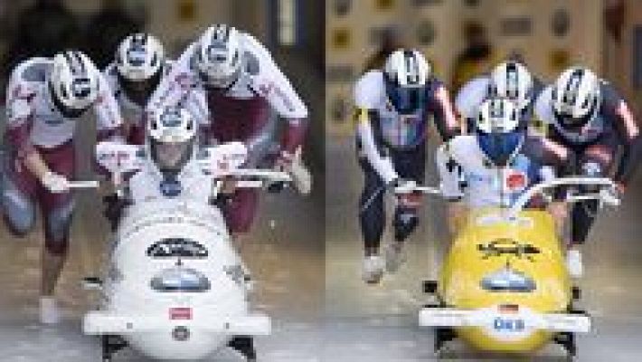 Bobsleigh A-4 Masculino - Campeonato del Mundo 1ª Manga. Königssee (Alemania)