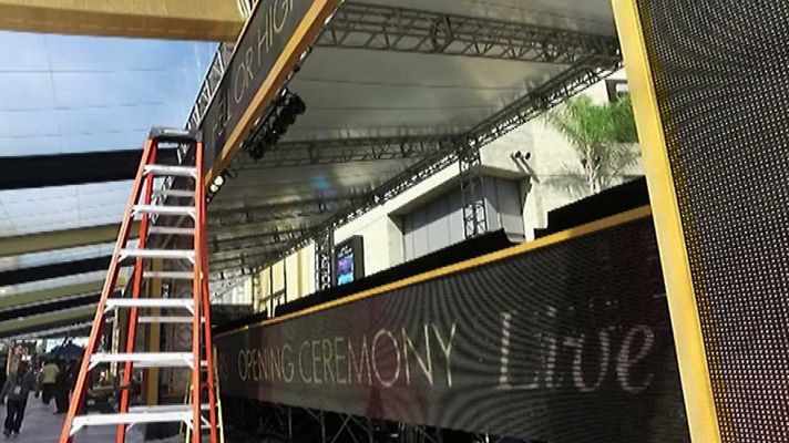 Telediario 1 - Todo listo para la entrega de los premios Oscar en Los Ángeles