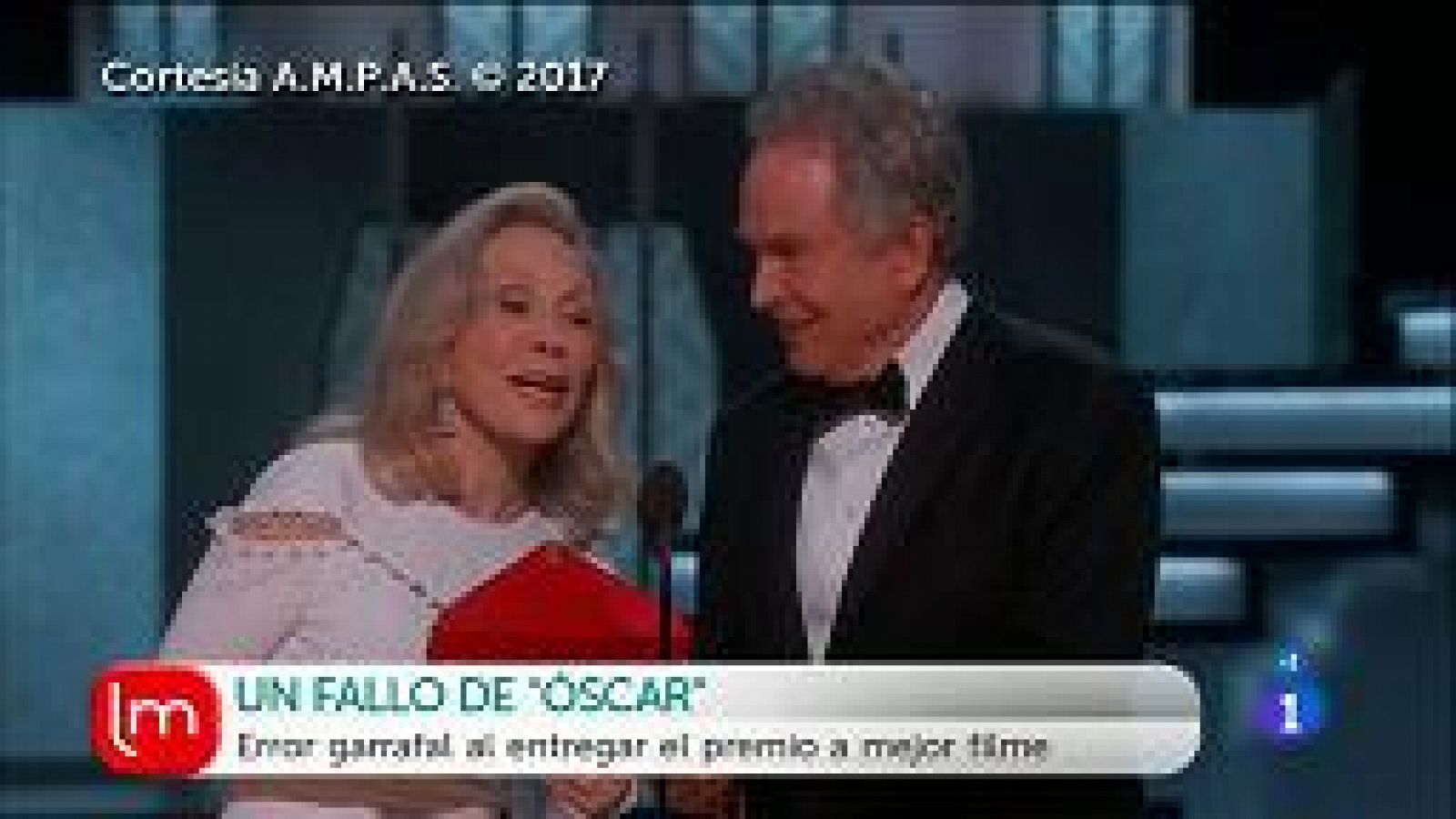 Grave error en la gala de los Oscar