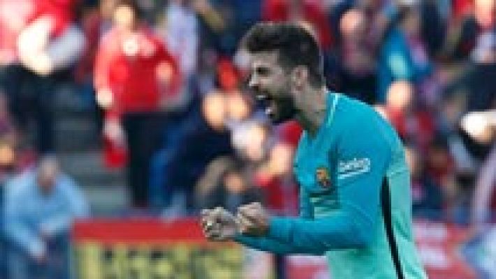 Piqué: "Contra los mismos equipos, ocho puntos"