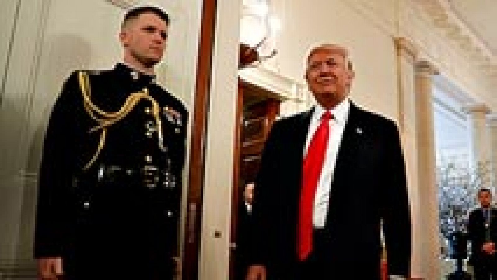 Telediario 1: Trump plantea un gran aumento del gasto militar en sus primeros presupuestos al frente de la Casa Blanca | RTVE Play