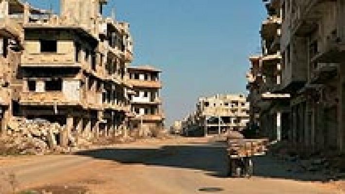 Homs, la cuna de la revolución siria, luce en ruinas seis años después