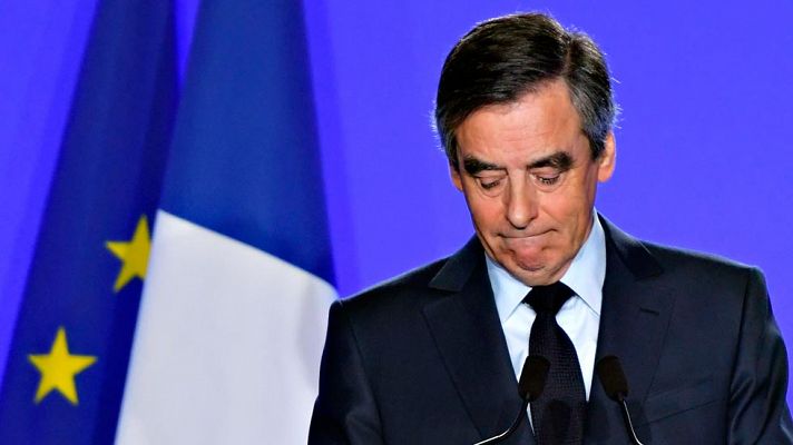 Telediario 1 - Fillon se enroca y no dimitirá pese a su imputación