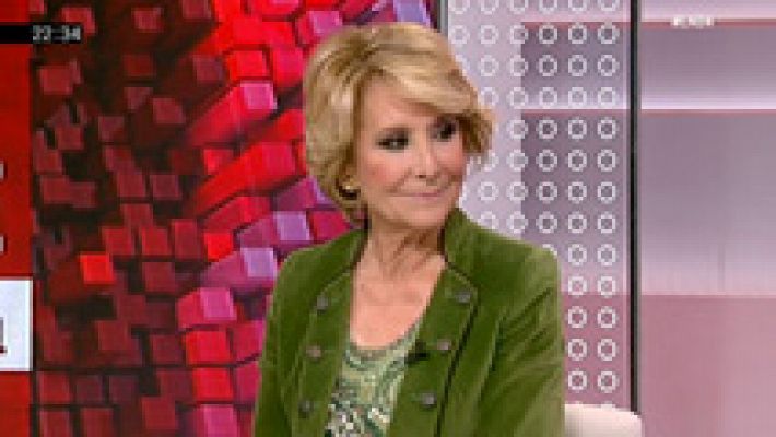 Esperanza Aguirre: "Ciudadanos dijo en el Congreso que hasta que no se abriera juicio oral no iba a exigir la dimisión"