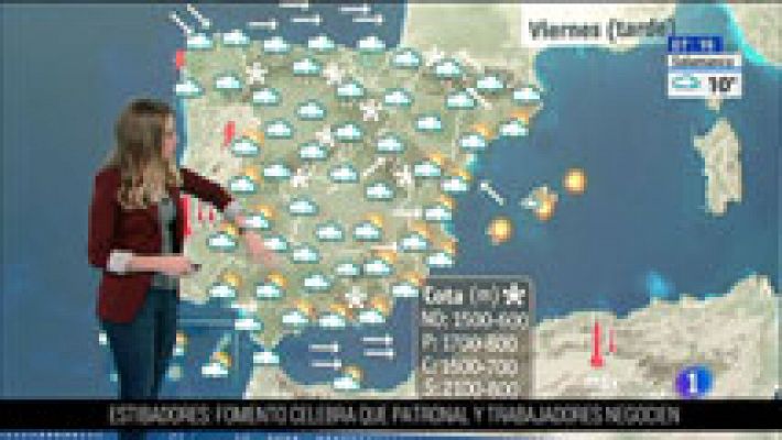 El tiempo - Vuelven las nevadas y los termómetros se desploman