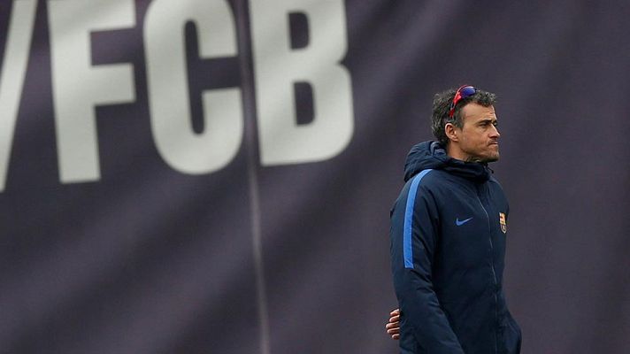 Telediario 1 - Luis Enrique: "Toca focalizarse en el apasionante final de temporada"