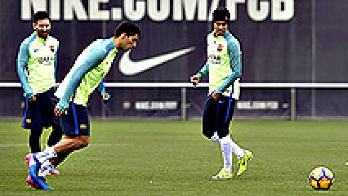 Telediario 1 - El Barça se mide al Celta para evaluar el efecto del adiós de Luis Enrique