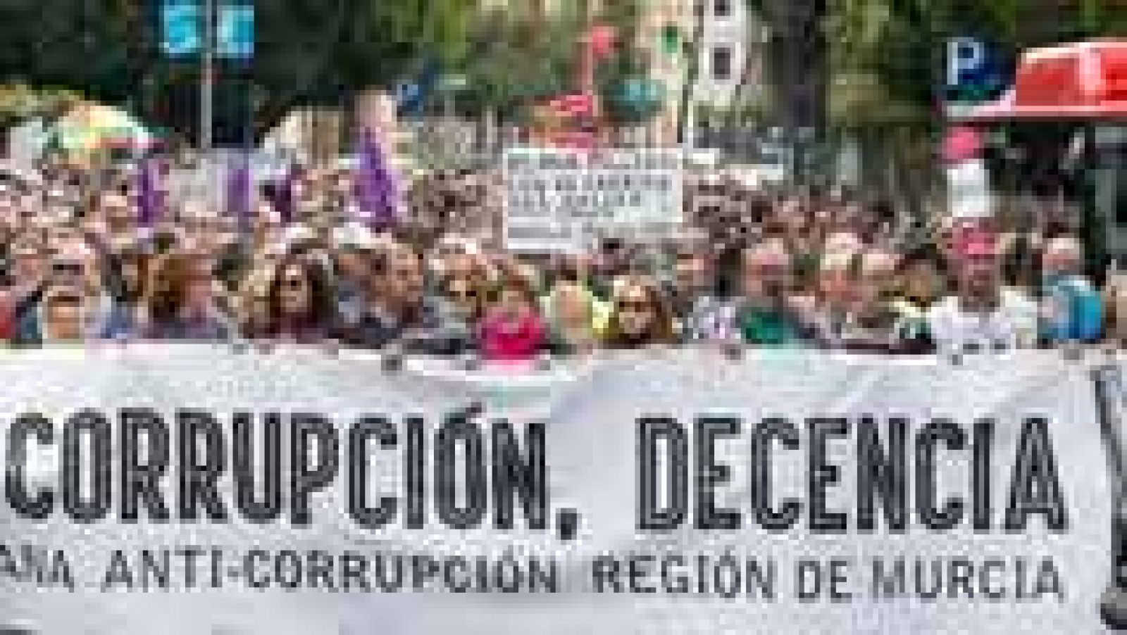 Telediario 1: Una marcha pide la dimisión del presidente de Murcia | RTVE Play