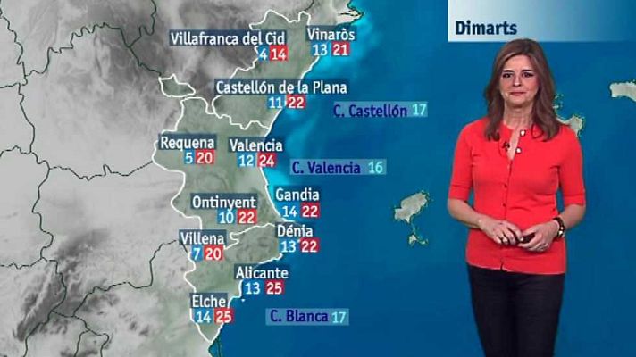 L'informatiu - Comunitat Valenciana - El tiempo en la Comunidad Valenciana - 06/03/17