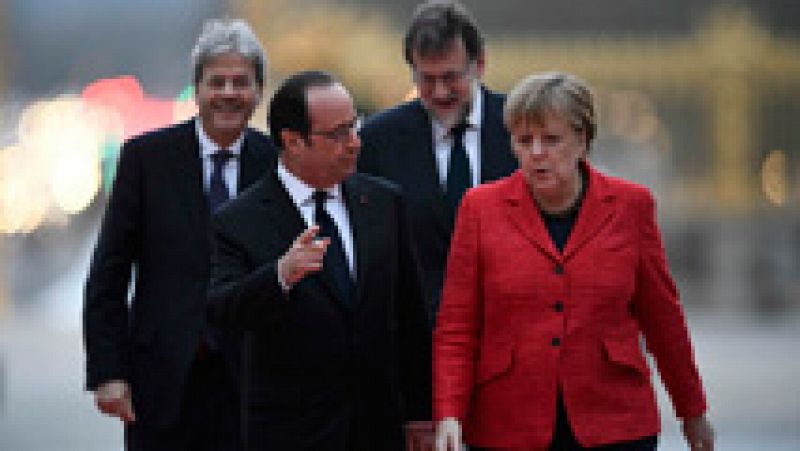 Los 'cuatro grandes' de la UE defienden una Europa unida pero a varias velocidades