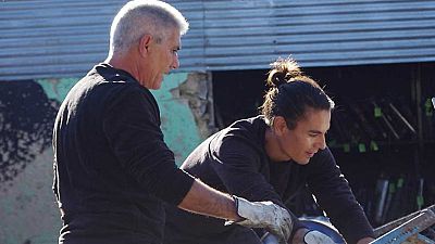 Adriana Abenia y Julio Iglesias Jr.