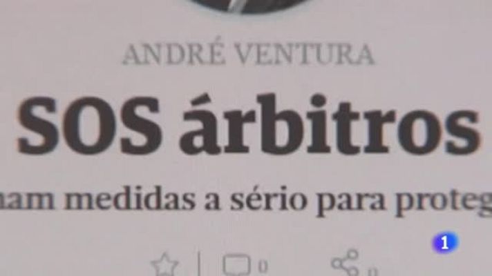 Telediario 1 - Portugal lanza una iniciativa pionera contra la violencia hacia los árbitros