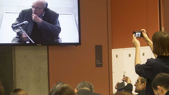 Telediario 1 - Millet admite que Ferrovial pagó comisiones ilegales a Convergència