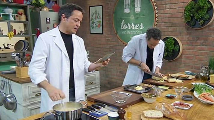 Torres en la cocina - Crema de queso y lomo adobado