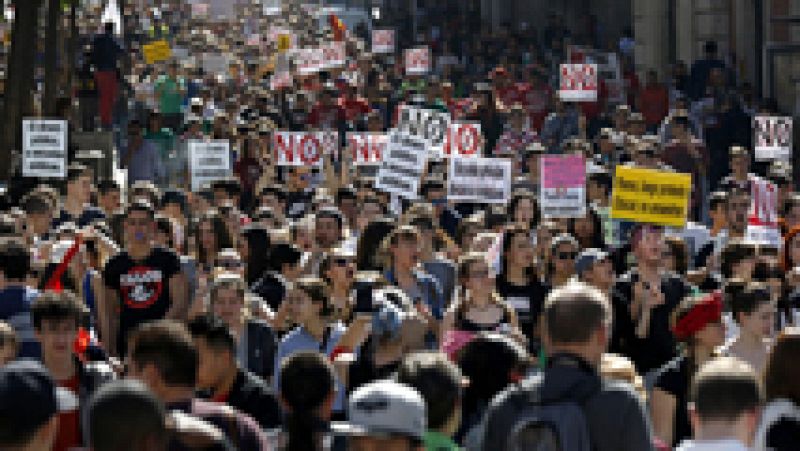 Jornada de huelga general en la Educación en toda España