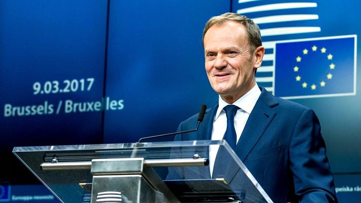 Telediario 1 - Donald Tusk es reelegido como presidente del Consejo Europeo