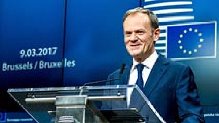 Telediario 1 - Donald Tusk es reelegido como presidente del Consejo Europeo