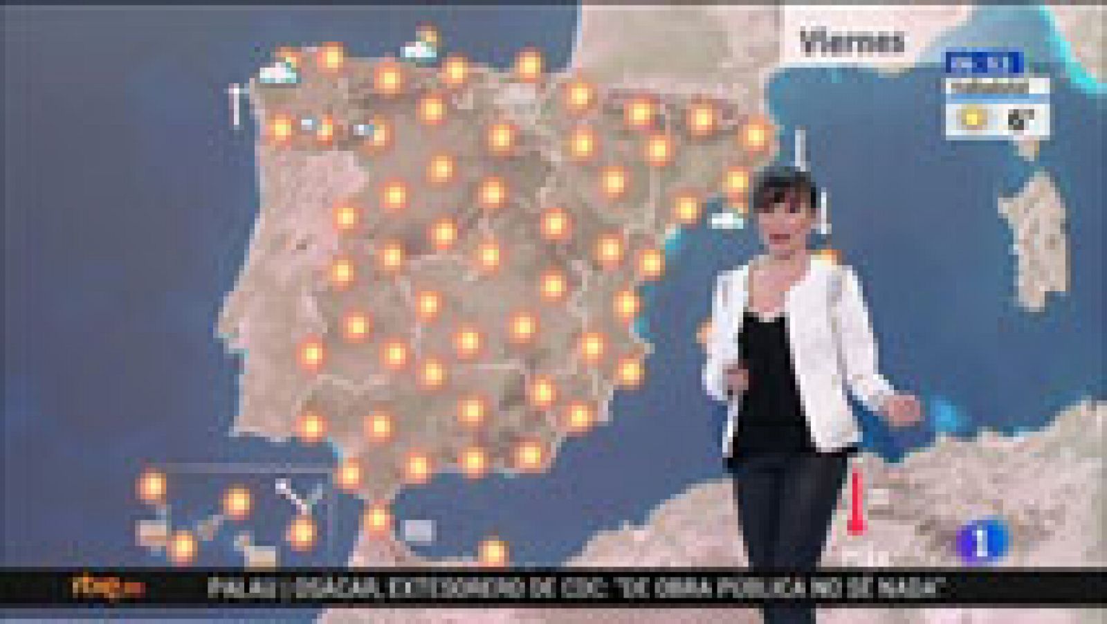 Las temperaturas volverán este viernes a ser más altas de lo normal en estas fechas - El tiempo | Ver