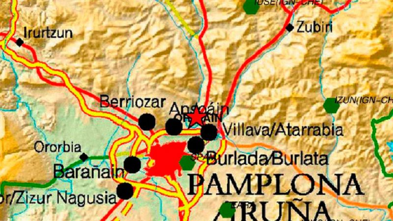 Un terremoto de magnitud 4,4 sacude la comarca de Pamplona