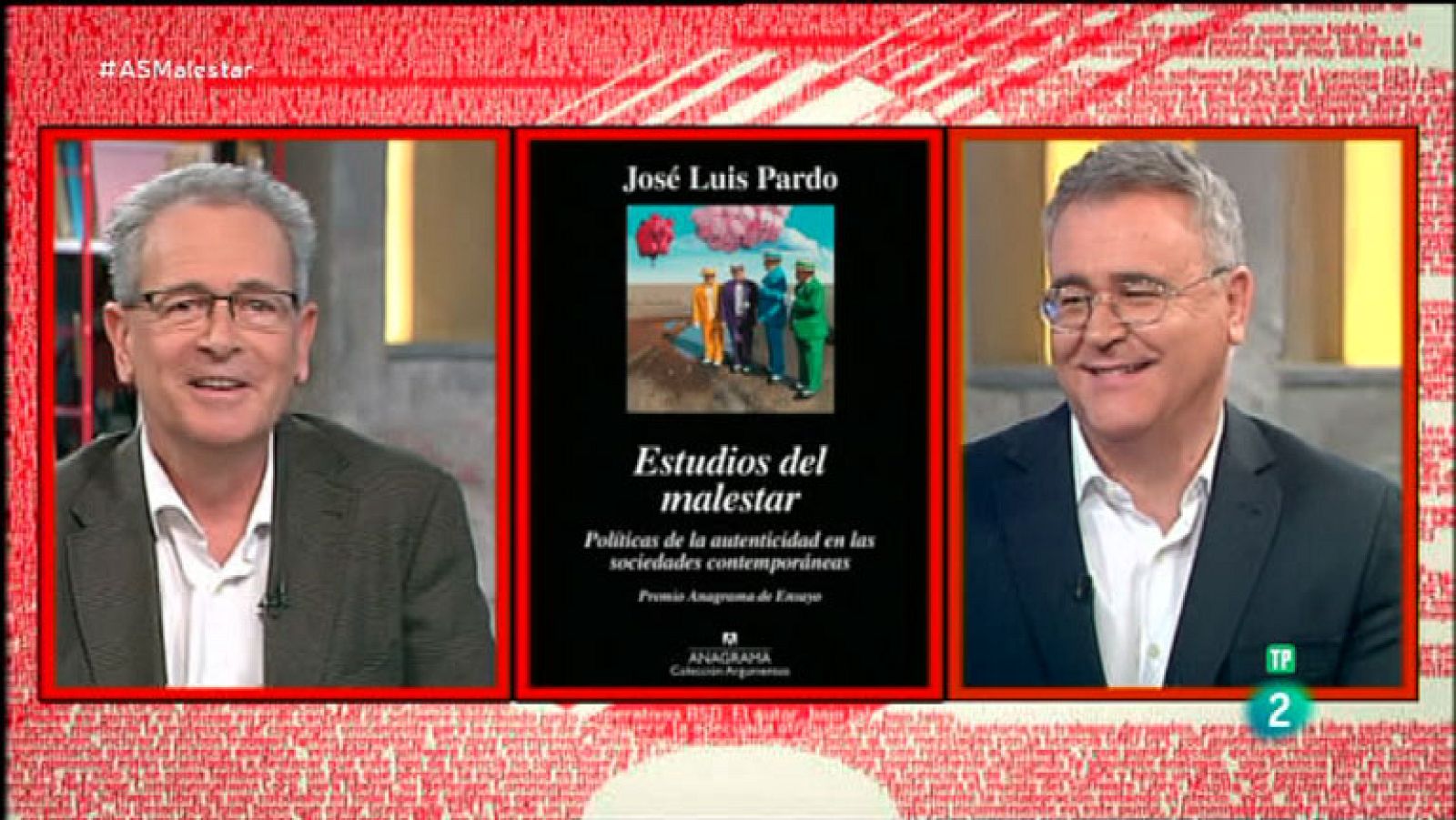 La Aventura del Saber. TVE. José Luis Pardo. 'Estudios del Malestar'