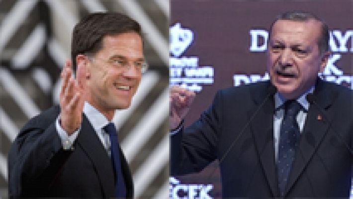 Telediario 1 - Aumenta la tensión diplomática entre Holanda y Turquía